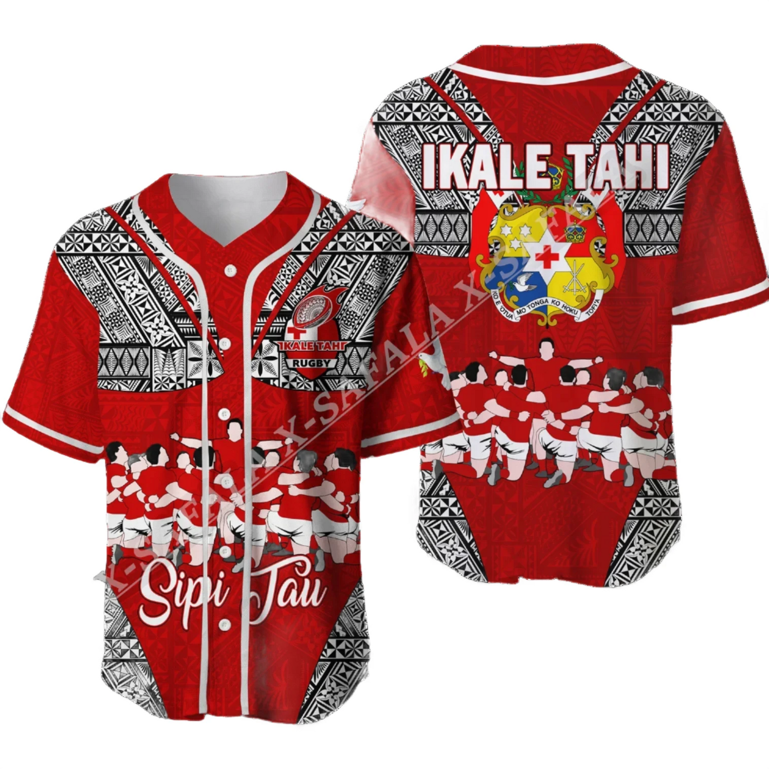 Ikale Tahi Tonga Rugby T Shirt